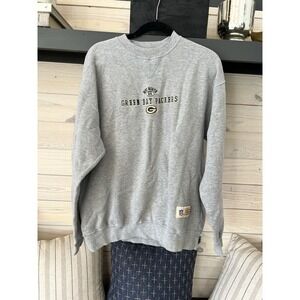 Vtg Green Bay Packers Exclusive Team Collection Crew Neck Sweatshirt Embroidered